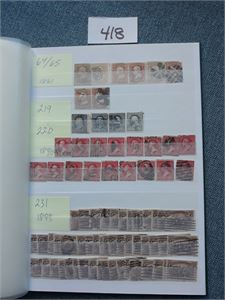 USA o diverse merker fram til 50-tallet i 16 siders bok, dels veldig dublisert