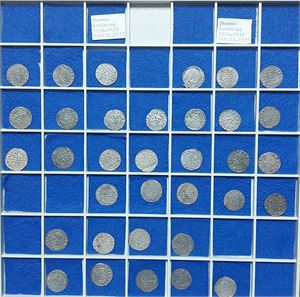 LETTONIAN CONFERATION- LETTLAND, Thomas Schöning, ärkebiskop i Riga. Samling 34 schiling inklusive flera i