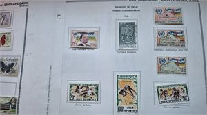 FRANSKA KOLONIER EKVATORIALAFRIKA  samling */o 1960-1978 på blad