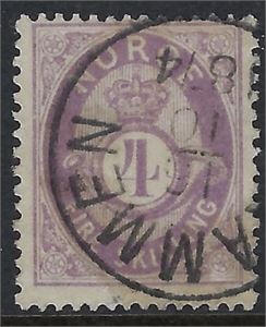 NK 19 Id 4 skill ph. på tykt papir, pent omb. DRAMMEN 16/10-1874