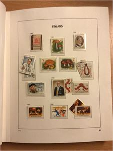 Finland 1980 - 1998 samling ** og stemplet av hvert merke,  mye merker i flott DAVO album