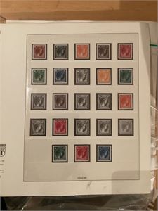 Luxenbourg Samling 1944- 1984 ** i Lindner albumark, samt noen eldre saker stemplet.