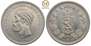 1 krone 1904 Oscar II. Kv.0