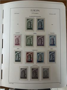Samling Europamerker 1956-1990