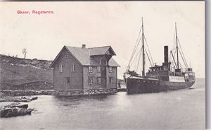 Båtkort - "D/S Midthordland" på Skaar, Regstern