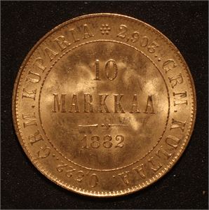 10 mark 1882. Kv.0/01