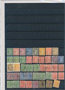 FALKLAND ISLANDS x/o diverse merker på dobbel plansje inkl en god del nyanser på de eldste