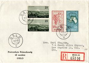 FDC. Geofysiske år 1957.