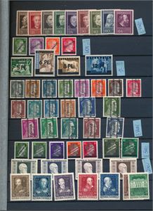 ØSTERRIKE xx postfriske serier 1937-55. Noen stemplet i tillegg (€ 1000++)