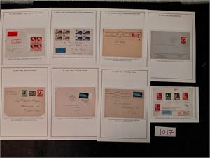 Bind 4 fra samme samling som forrige med Nk 306-480. I tillegg 2 brev med Lykkebrevet serie A og B. Svært mange flotte brev, ALT avbildet