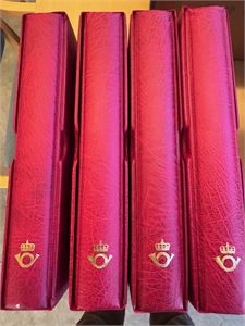 4 stk Leuchtturm brevalbum m/kasetter Postens Logo