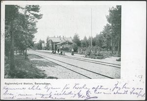 Byglandsfjord Station. 3 ulike kort i småformat. K-2