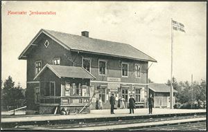 Hauersæter Jernbanestation. Brukt i 1910. K-2