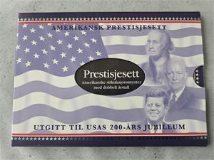 Amerikansk prestisjesett. 200-årsjubileum - sølv