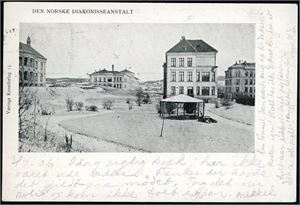 Kristiania/Oslo. Drøyt 400 postkort i småformat.