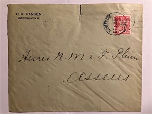 Brev med perfin C.H.K.