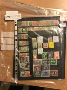 Island Lot på 5 A4 plansjer stemplet og **/* mye fint observert