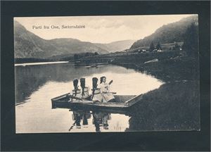 PARTI FRA OSE, SÆTERSDALEN (G. M. Haugland). Ubrukt og meget pent