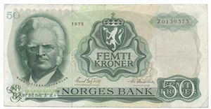 50 kroner 1975 Z.0139373. Kv.1-