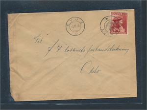Brev med kph "EVJEFLOT" sidestemplet "EVJE 2-11-46" (Grad 5)