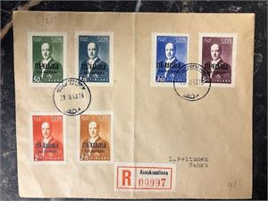 2 rek-brev med hele serier