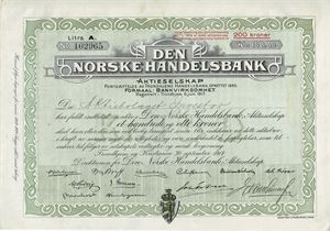 Den Norske Handelsbank (Litra A.)