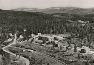 Postkort jernbane NAMSSKOGAN med jernbane (NT) A6 s/h (Telemark Flyselskap 51488) ubrukt