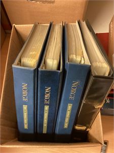 Samling, Norgessamling i 4 hjemmelagde album frem til 1995.  Tynt i starten, men mye etter hvert.  Stemplet