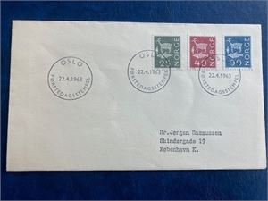 NK 517,521 og 529 Bruksmerker FDC