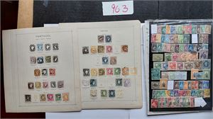 PORTUGAL o/x samling fra nr 2 til 1968 med flere gode . Varierende kvalitet i starten. Priset etter Michel, hengslet etter 1920 til 50%, en del på innstikksark ikke medregnet (€ 4250 + defekte for € 1500 i 2010)