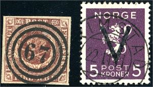 A collection with some Denmark, Norway and Iceland in an album.
