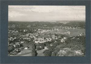 GRIMSTAD (Harstad FSE 1939). Postsendt 1948