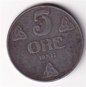 5 øre 1917