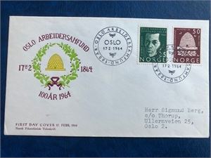 NK 549-50 Arbeidersamfunn FDC