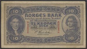 10 Kroner 1932 R Kv 1*
