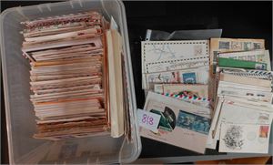 BREV, FDC + Masse enheter i plastboks, vekt 4,1 kilo