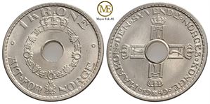 1 krone 1949 Haakon VII. Kv.0/prakt