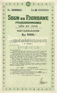 Sogn og Fjordane Fylkskommune lån