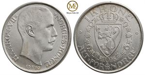 1 krone 1916 Haakon VII. Kv.0