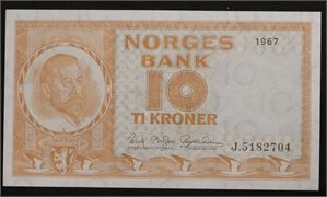 10 kroner 1967 Norge 0 J5182704