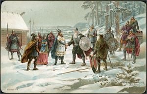 Aa. Stray. Vikingmøte om vinteren. K-2