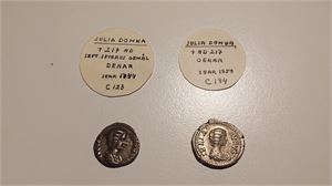 ROM JULIA DOMNA (gift med Septimius Severus 193–211 e.Kr. mor till Caracall och Geta). Två fräscha