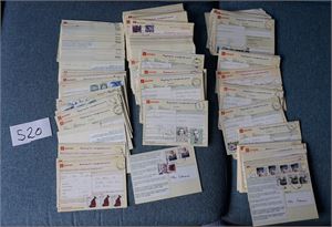 REGNING FOR MANGLENDE PORTO 7cm bunke frankert med frimerker ca 2001-02 stemplet "LILLESAND"