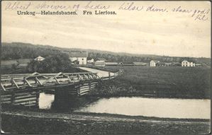 Urskog-Hølandsbanen. Fra Lierfoss. Brukt i 1912. K-2