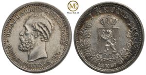 1 krone 1897 Oscar II. Kv.01