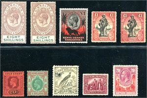 British Commonwealth. A selection of better mint/unmounted issues.