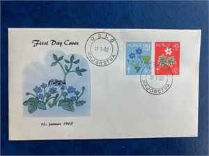 NK 479-80 Blomster FDC
