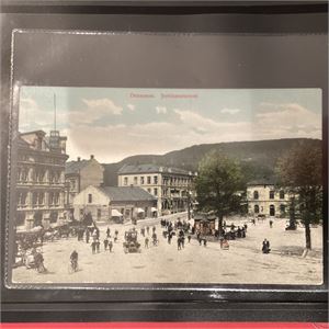 Drammen, Samling over 90 småformatkort fra Drammen,  Svært god kvalitet og mange bra kort.