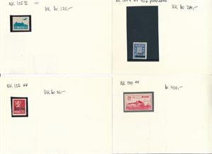 Nk 155 II, 156, 168a, 184 og 189 xx. (Hk 860).  Medfølger 189-92, 193-95 og 218 hengslet