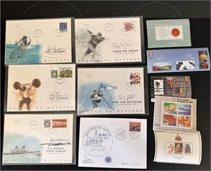 DIVERSE SIGNATURBREV+ noen miniark